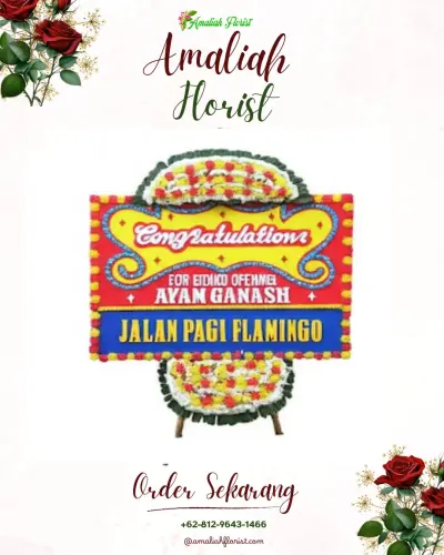 Bunga Papan Congratulation di Sumberkradenan